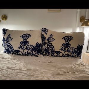 Anthro standard pillow cases (no inserts!)